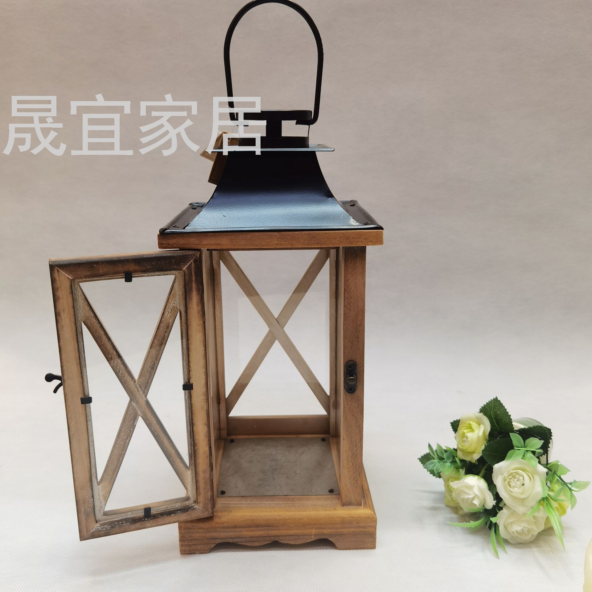 European-Style Storm Lantern Candlestick Floor Aromatherapy Candle Log Iron Storm Lantern Craftwork Storm Lantern Bedroom Decoration European-Style Storm Lantern Candlestick Floor Aromatherapy Candle Log Iron Storm Lantern Craftwork Storm Lantern Bedroom Decoration