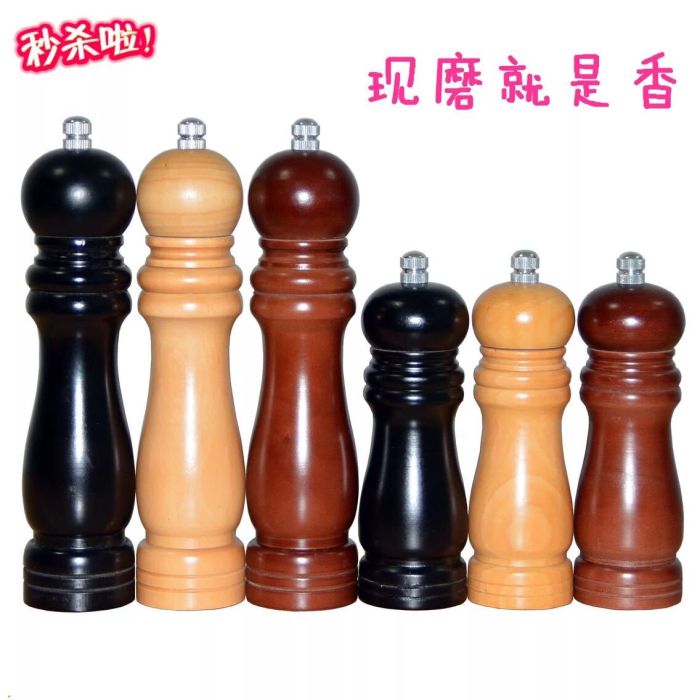 Wholesale export of stainless steel pepper grinder grinding black pepper salt pepper grinder manual rotating cruet Wholesale export of stainless steel pepper grinder grinding black pepper salt pepper grinder manual rotating cruet