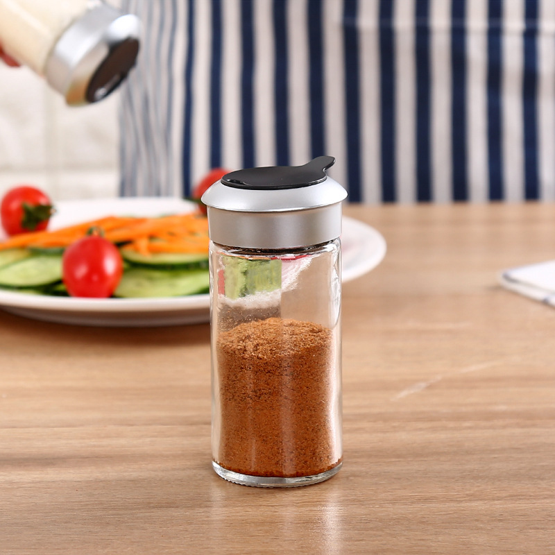 can glass perforated household pepper shaker powder shaker sprinkling shaker barbecue seasoning shaker salt shaker