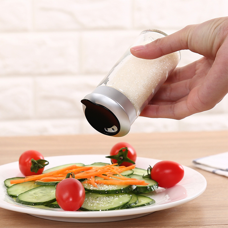 can glass perforated household pepper shaker powder shaker sprinkling shaker barbecue seasoning shaker salt shaker