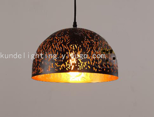 FS-04 Semicircle Corrosion Craft Ceiling Lamp Dining Chandelier LED Lamp Bar Chandelier Creative Lamps Retro Lamps