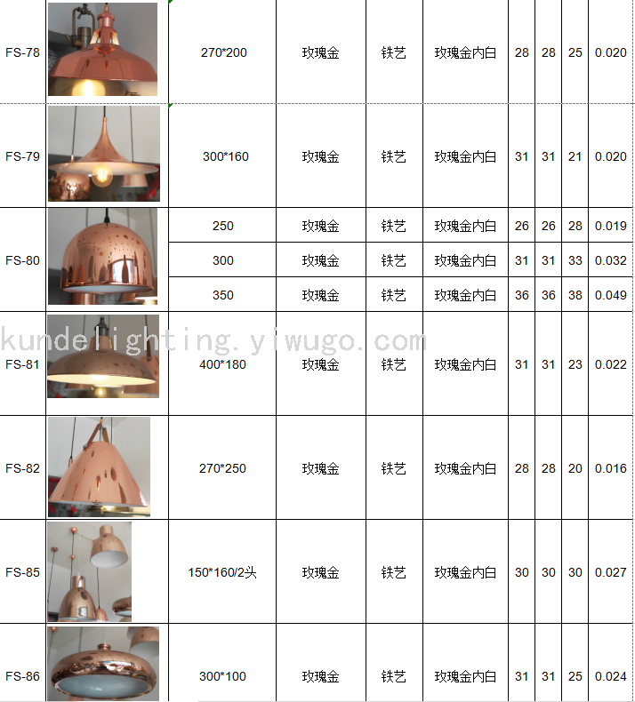FS-04 Semicircle Corrosion Craft Ceiling Lamp Dining Chandelier LED Lamp Bar Chandelier Creative Lamps Retro Lamps