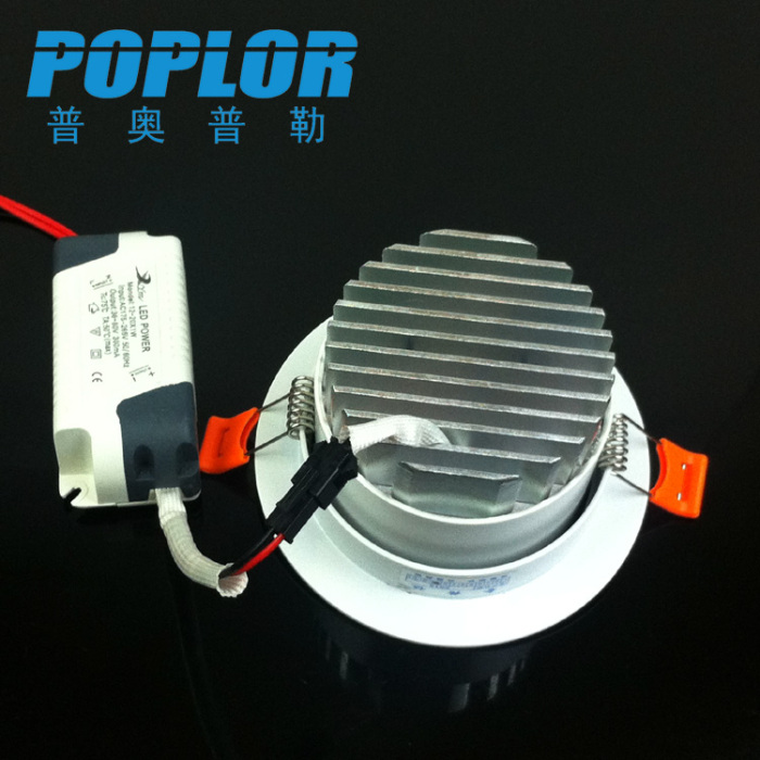 LED COB downlight /10W /clothing store lighting ceiling lamp /blade heat sink /IC constant current /aluminum radiator LED COB downlight /10W /clothing store lighting ceiling lamp /blade heat sink /IC constant current /aluminum radiator