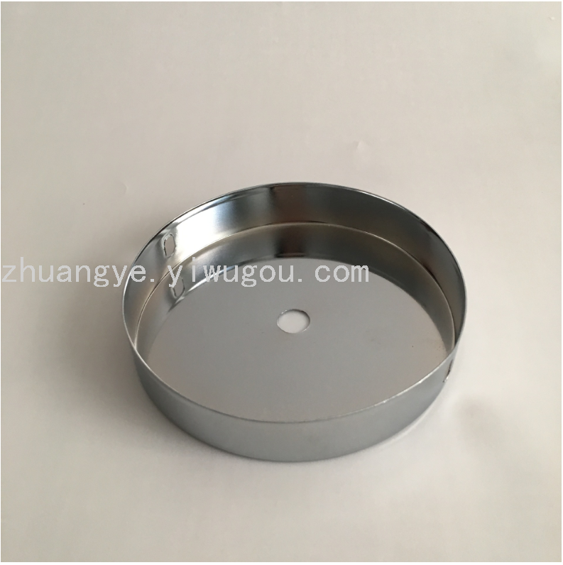 Ceiling Plate for Pendant Straight Edge Plate round Base Chassis 10cm Metal Lamps Ceiling Lamp Accessories