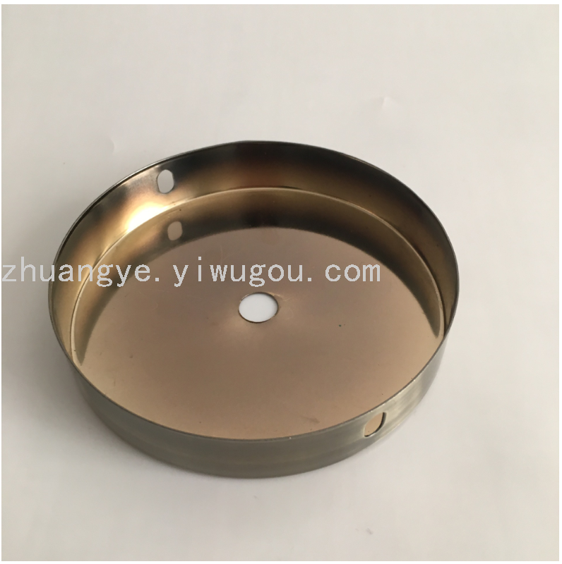Ceiling Plate for Pendant Straight Edge Plate round Base Chassis 10cm Metal Lamps Ceiling Lamp Accessories