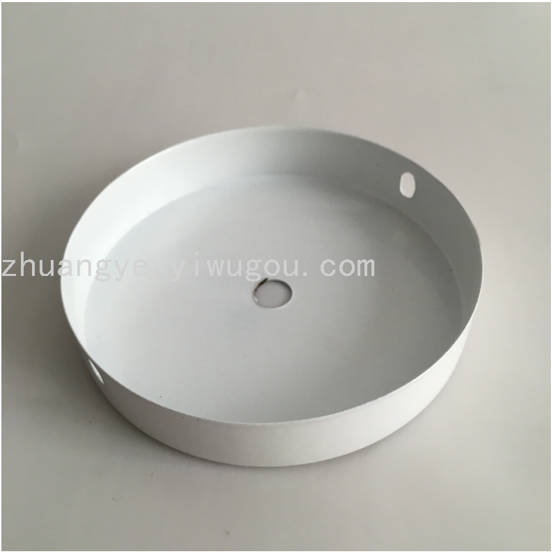 Ceiling Plate for Pendant Straight Edge Plate round Base Chassis 10cm Metal Lamps Ceiling Lamp Accessories