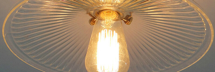 Zhongshan european-style simple fashion glass cover ceiling lamp corridor balcony corridor with glass ceiling lamp