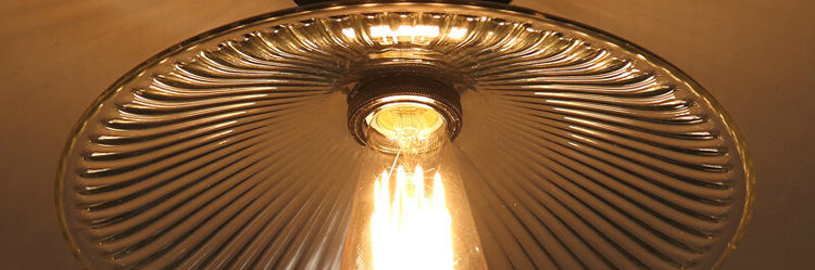 Zhongshan european-style simple fashion glass cover ceiling lamp corridor balcony corridor with glass ceiling lamp