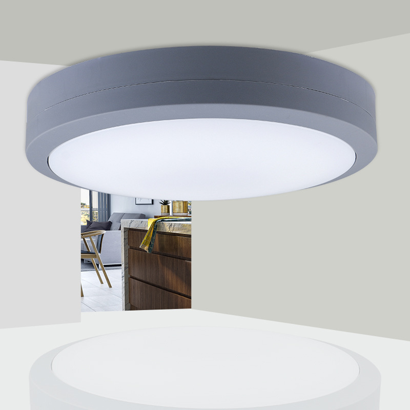 LED European style bedroom light balcony ultra-thin waterproof ceiling lamp human body infrared induction ceiling lamp