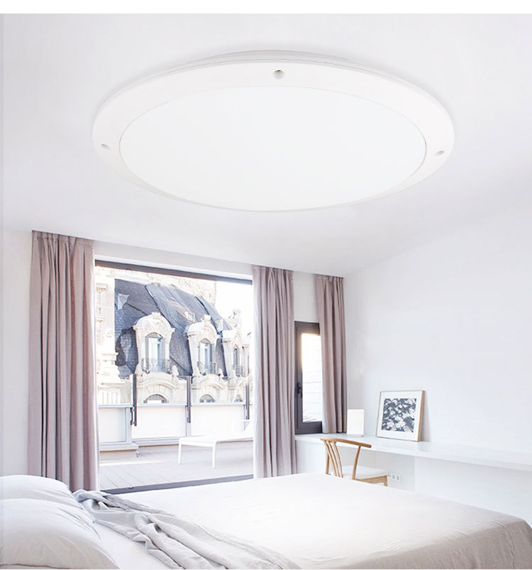 LED European style bedroom light balcony ultra-thin waterproof ceiling lamp human body infrared induction ceiling lamp