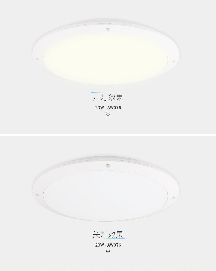 LED European style bedroom light balcony ultra-thin waterproof ceiling lamp human body infrared induction ceiling lamp