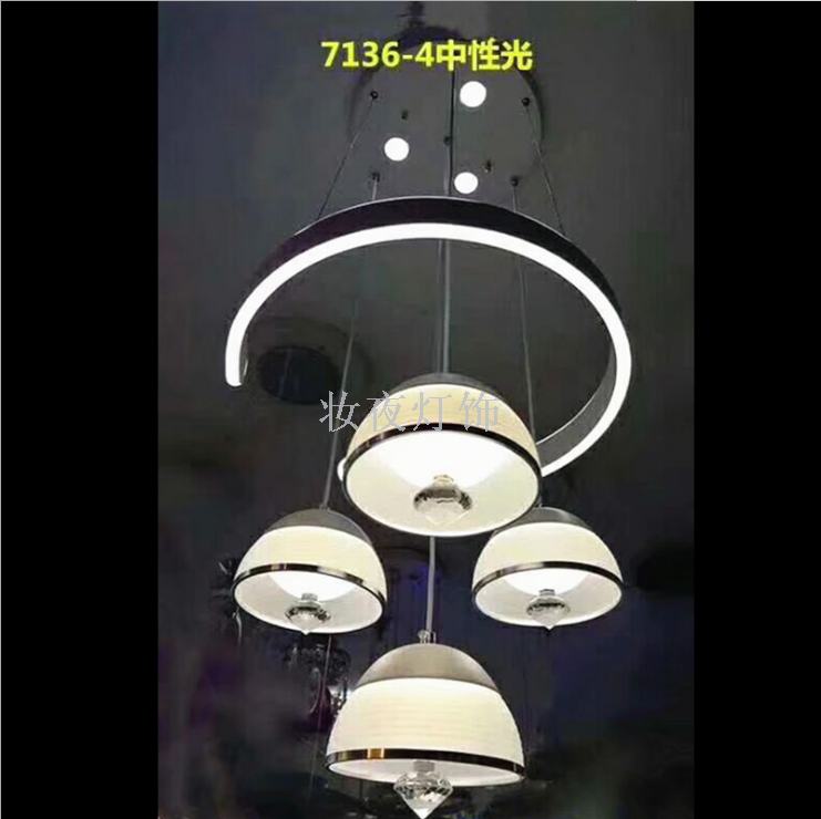 Led restaurant chandelier table lamp ceiling lamp 4 modern simple home lighting creative lamp Led restaurant chandelier table lamp ceiling lamp 4 modern simple home lighting creative lamp