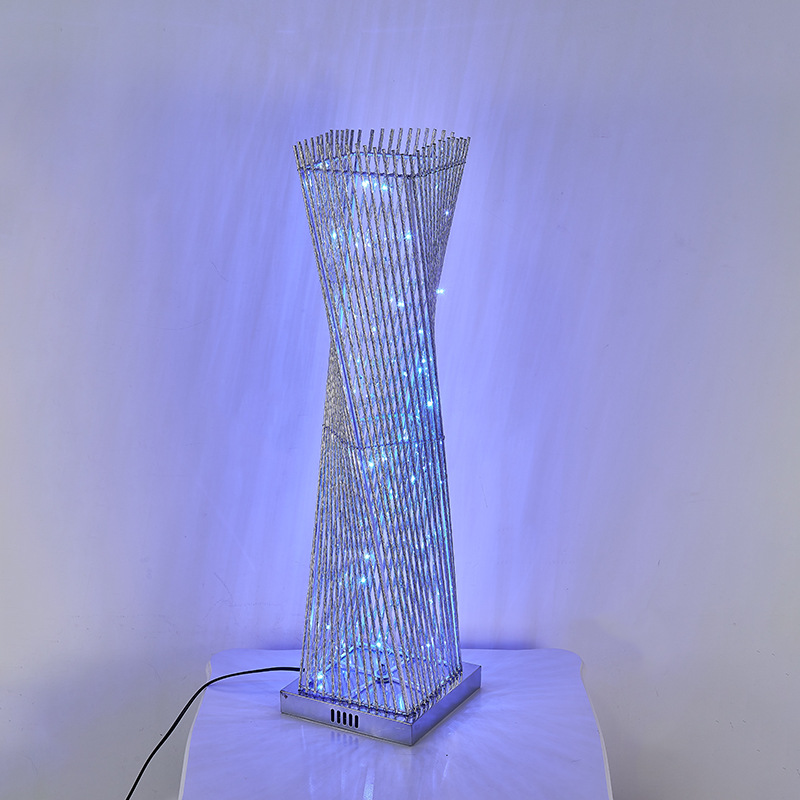 LED Aluminum Frame Table Lamp Fashion Simple Floor Lamp Living Room Bedroom Floor Lamp