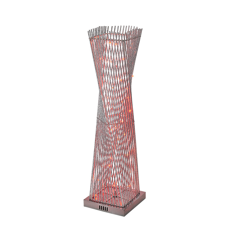 LED Aluminum Frame Table Lamp Fashion Simple Floor Lamp Living Room Bedroom Floor Lamp