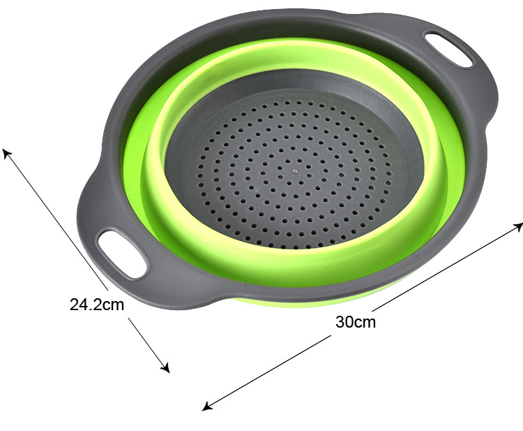 Silicone Folding Washing Vegetable Basket Drain Washing Basin Wash Fruit and Vegetable Basket Kitchen Supplies Washing Vegetable Basket Colander Colander Silicone Folding Washing Vegetable Basket Drain Washing Basin Wash Fruit and Vegetable Basket Kitchen Supplies Washing Vegetable Basket Colander Colander