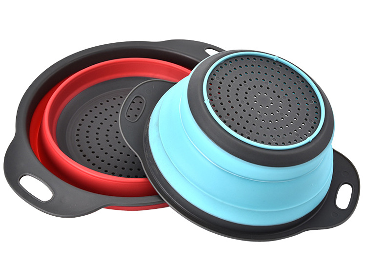 Silicone Folding Washing Vegetable Basket Drain Washing Basin Wash Fruit and Vegetable Basket Kitchen Supplies Washing Vegetable Basket Colander Colander Silicone Folding Washing Vegetable Basket Drain Washing Basin Wash Fruit and Vegetable Basket Kitchen Supplies Washing Vegetable Basket Colander Colander