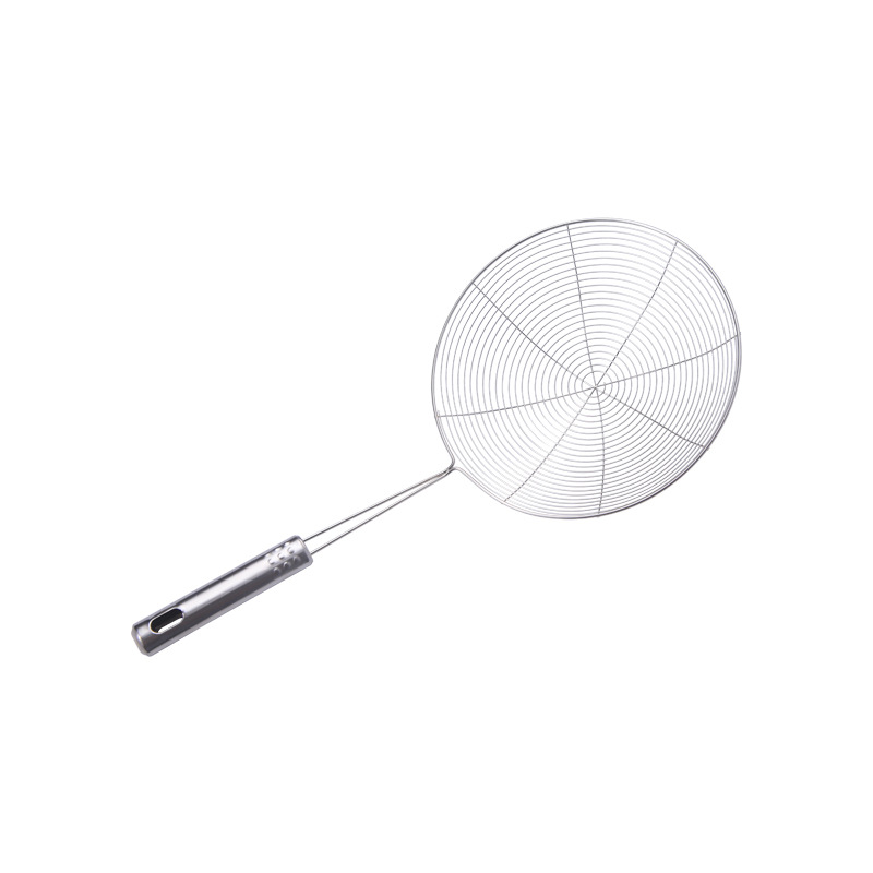Stainless Steel Wire Colander Hot Pot Strainer Household Kitchen Cooking Tools Filter Screen Strainer Fried Noodle Strainer Colander