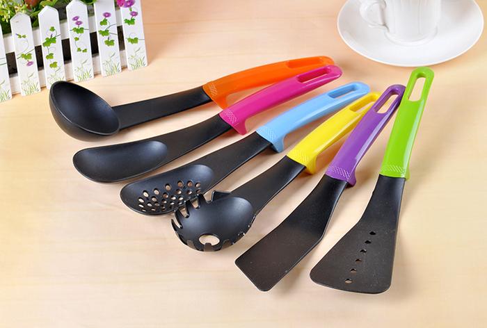 Kitchen supplies use nylon spatula soup colander set 6 piece set nonstick private DG-102 Kitchen supplies use nylon spatula soup colander set 6 piece set nonstick private DG-102