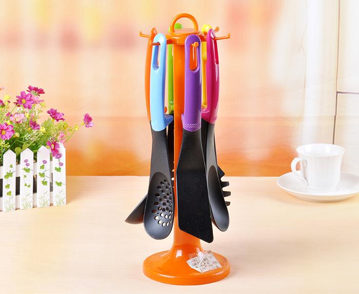 Kitchen supplies use nylon spatula soup colander set 6 piece set nonstick private DG-102 Kitchen supplies use nylon spatula soup colander set 6 piece set nonstick private DG-102