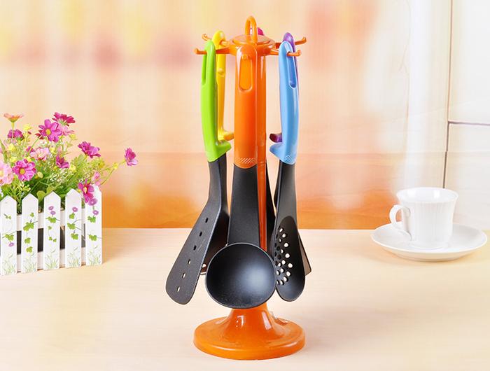 Kitchen supplies use nylon spatula soup colander set 6 piece set nonstick private DG-102 Kitchen supplies use nylon spatula soup colander set 6 piece set nonstick private DG-102