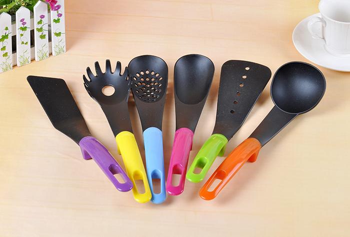 Kitchen supplies use nylon spatula soup colander set 6 piece set nonstick private DG-102 Kitchen supplies use nylon spatula soup colander set 6 piece set nonstick private DG-102