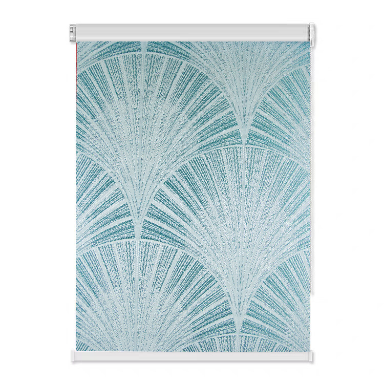 Foreign trade roller shutter manufacturers straight Jacquard full shading thickening and topping roller curtain fabric finished Bead roller shutter