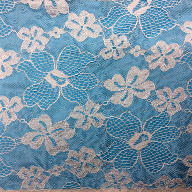Pair Flower High-Grade Lace Fabric Curtain Fabric Wedding Decoration Wholesale