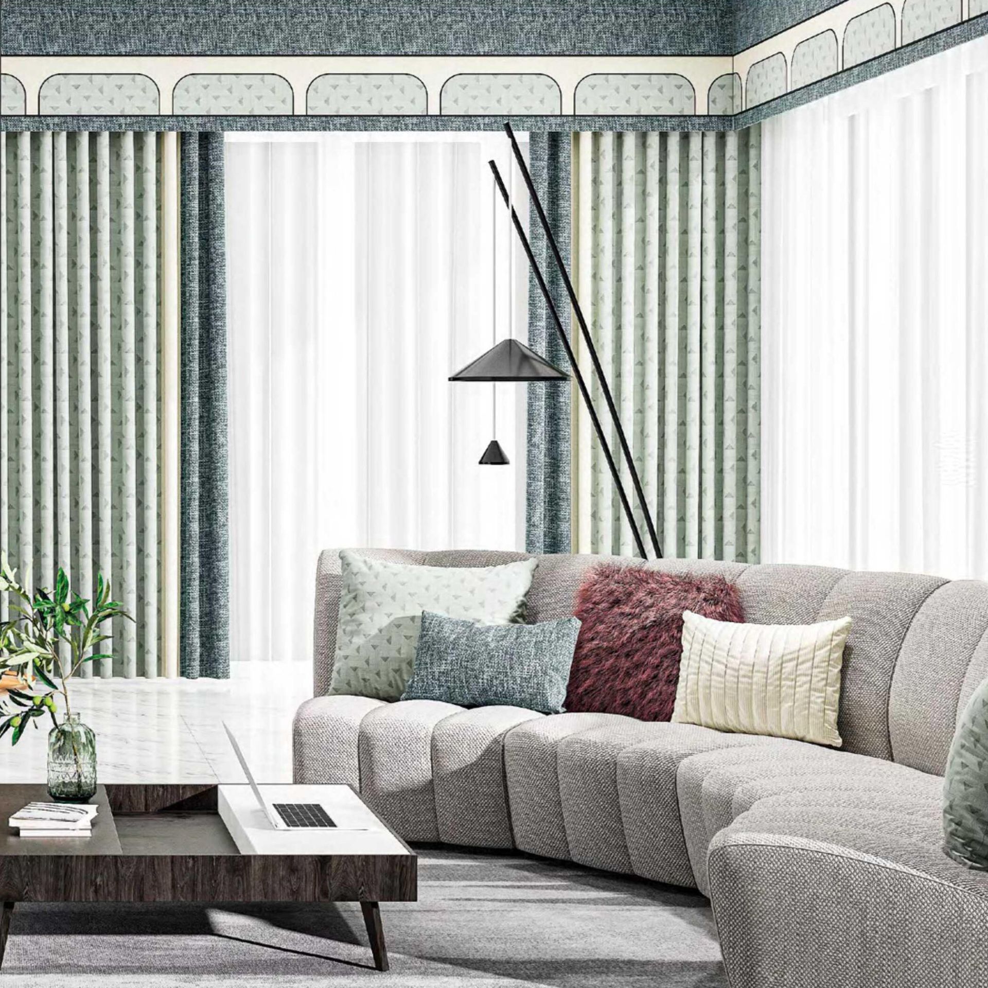 SOURCE Factory Wholesale High Precision Black Silk Shading Curtain Fabric Nordic Bedroom Living Room Finished Product Customization