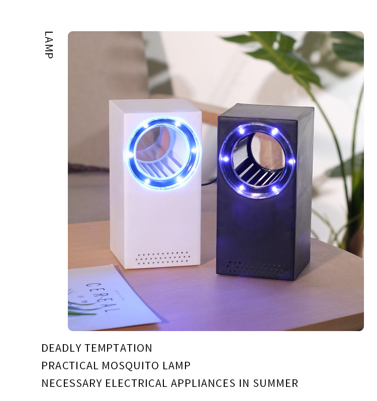 New Mosquito Killing Lamp USB Household Flies Trap Mosquito Repellent Led Indoor Mosquito Trap Lamp Photocatalyst Radiation-Free Mosquito Killer