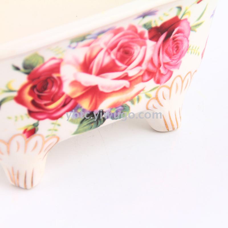 Ceramic asphalt soap box bathroom shelf soap holder household daily creative personality storage and finishing products Ceramic asphalt soap box bathroom shelf soap holder household daily creative personality storage and finishing products