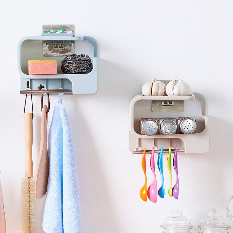Non -&#039;m wall - mounted bathroom toothbrush storage shelf corner space using toiletries storage box