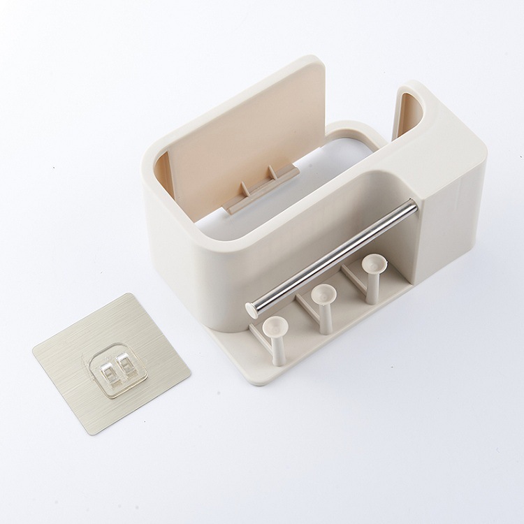Non -&#039;m wall - mounted bathroom toothbrush storage shelf corner space using toiletries storage box