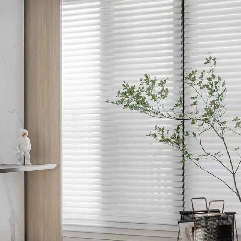 Shangri－La Mesh Curtains Double-Layer Shading Soft Mesh Curtains Window Screen Office Shutter Curtain Louver Curtain Can Be Customized