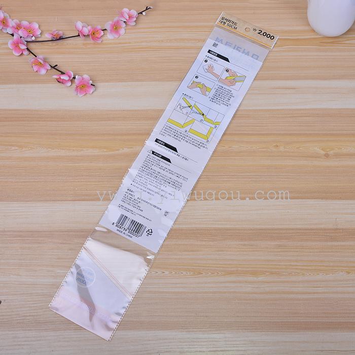 Factory Direct Sales OPP + CPP Korean Combination Bag Self-Adhesive Bag Plastic Packaging Bag Wholesale Customization