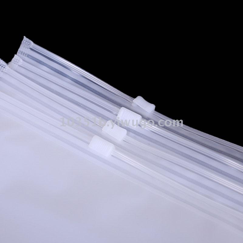 Frosted Zipper Bag Clothing Plastic Packaging Bag Scarf Socks Leggings Clothes Case Thickening plus Size Small Size