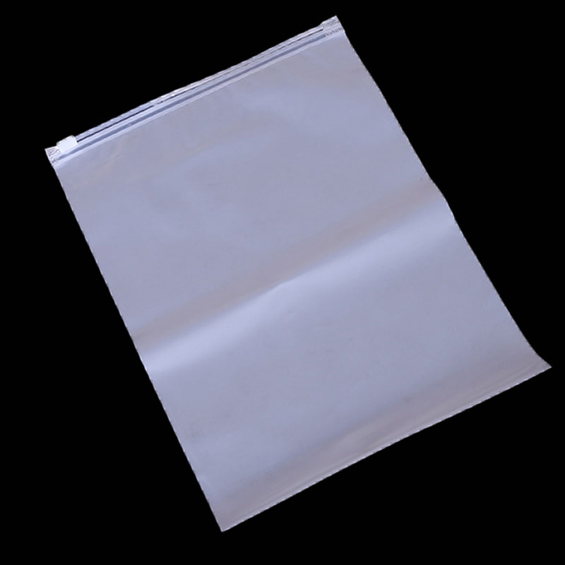 Frosted Zipper Bag Clothing Plastic Packaging Bag Scarf Socks Leggings Clothes Case Thickening plus Size Small Size
