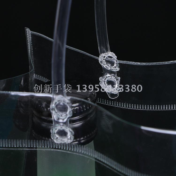 Factory custom portable PVC plastic packaging bag custom PVC liquor plastic bags printed logo