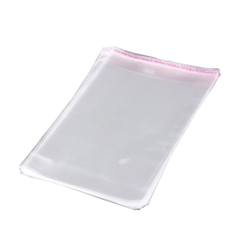 OPP Bag Transparent Packaging Bag Clothing Adhesive Plastic Bag Self-Sealing Self-Adhesive Bag Disposable Plastic Packaging Bag