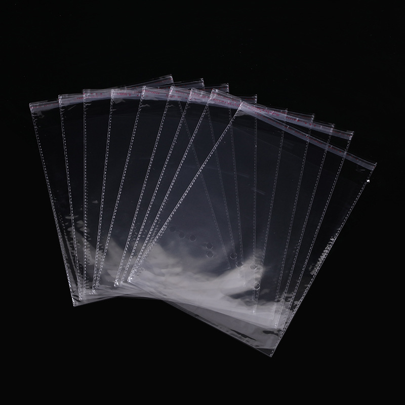 OPP Bag Transparent Packaging Bag Clothing Adhesive Plastic Bag Self-Sealing Self-Adhesive Bag Disposable Plastic Packaging Bag