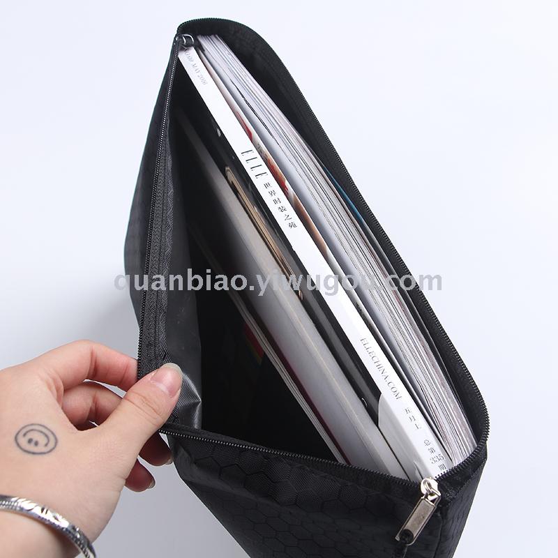 TRANBO football-print zipper bag cloth pen bag bill clip file bag OEM TRANBO football-print zipper bag cloth pen bag bill clip file bag OEM