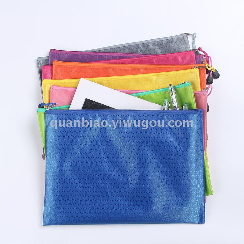 TRANBO football-print zipper bag cloth pen bag bill clip file bag OEM TRANBO football-print zipper bag cloth pen bag bill clip file bag OEM
