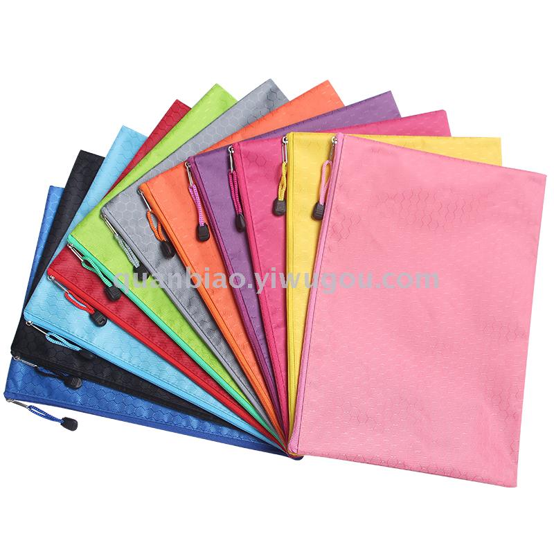 TRANBO football-print zipper bag cloth pen bag bill clip file bag OEM TRANBO football-print zipper bag cloth pen bag bill clip file bag OEM