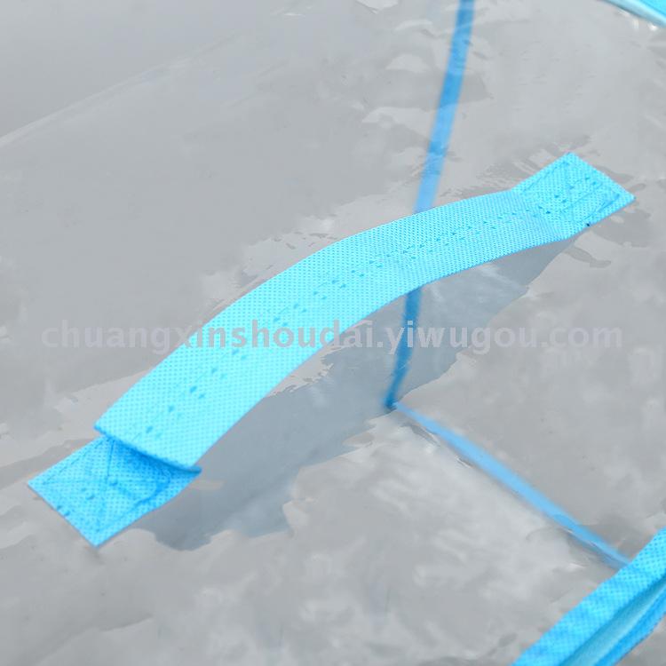 Customized home textile packaging blanket plastic bag PVC handbag transparent bag zipper bag Customized home textile packaging blanket plastic bag PVC handbag transparent bag zipper bag