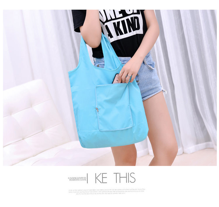 Fashion Folding Shopping Bag Portable Large Eco-friendly Bag Oxford Cloth Extra Thick Tote Zipper Bag Waterproof Fashion Folding Shopping Bag Portable Large Eco-friendly Bag Oxford Cloth Extra Thick Tote Zipper Bag Waterproof