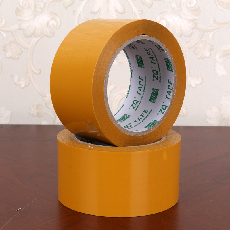 Rice yellow sealing tape express adhesive tape continuous adhesive tape paper wholesale.