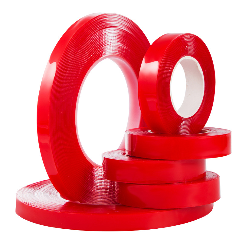 Transparent Double Adhesive Tape Waterproof and High Temperature Resistant Car Double-Sided Tape Acrylic Transparent Double Adhesive Tape Thick 1mm