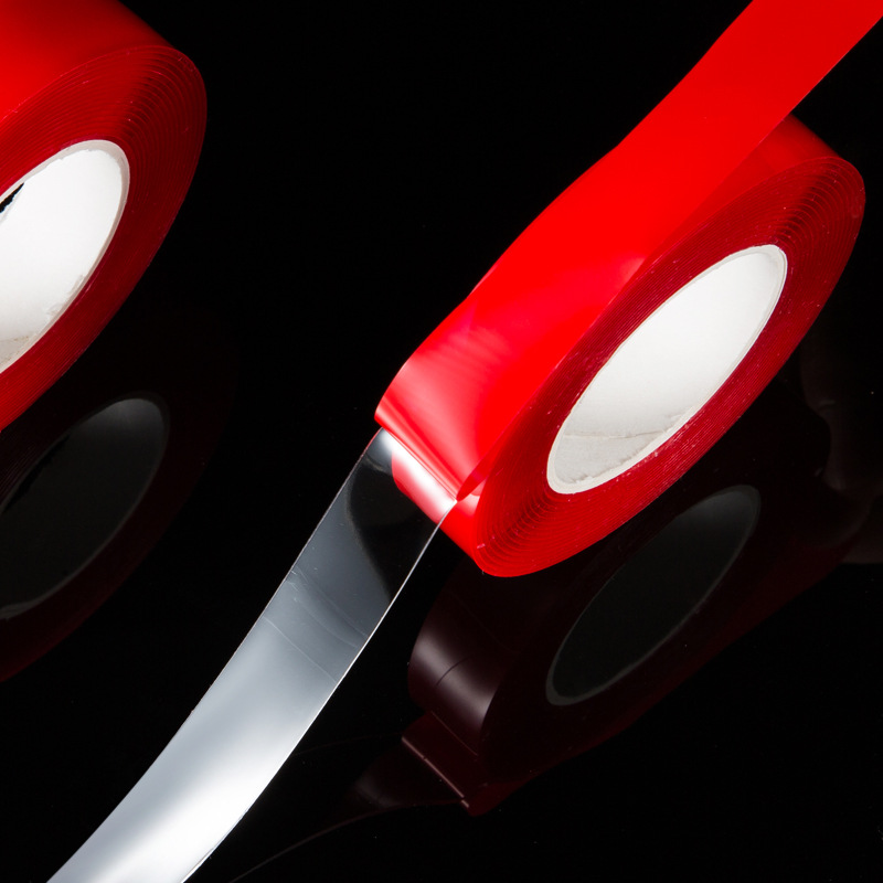 Transparent Double Adhesive Tape Waterproof and High Temperature Resistant Car Double-Sided Tape Acrylic Transparent Double Adhesive Tape Thick 1mm