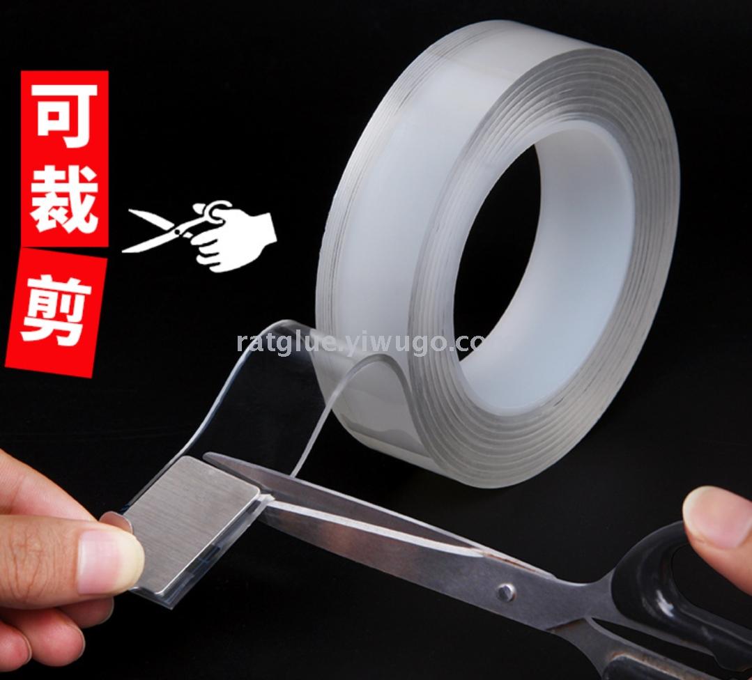 Automotive nano trackless transparent high viscosity no marks the universal nano double  sided adhesive tape
