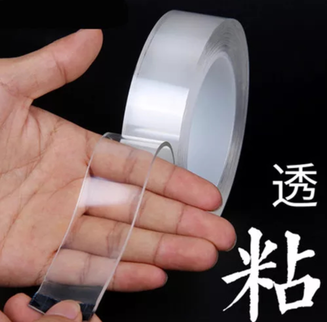 Automotive nano trackless transparent high viscosity no marks the universal nano double  sided adhesive tape