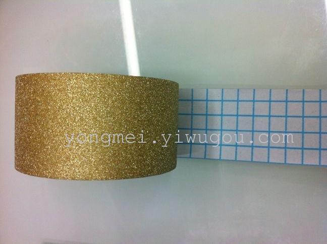 Gold powder tape, adhesive tape